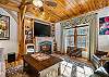 Den w/60” Smart TV & gas fireplace