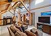 Loft seating area w/smart TV