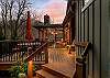 Spacious deck w/outdoor seating & screened porch