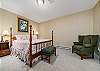 Apartment bedroom w/queen