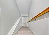 Staircase leading to downstairs apartment
