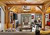 Den w/60” Smart TV & gas fireplace