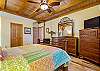 Master bedroom w/smart TV