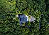 Top-down aerial view: