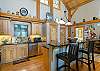 Kitchen w/island seating for 2