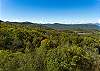 Mountains surrounding Timber Hideaway