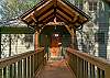 Bridge leading to front door entrance