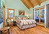 Master bedroom w/king bed & views