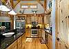 Fully stocked kitchen for all your cooking needs.