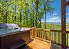 Beautiful views from the hot tub