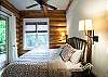 Main floor bedroom with king bed.