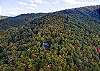Cabin is secluded and private.