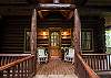 Rocking chairs on the front porch.