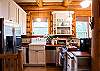 Cozy kitchen supplied with all the basics.