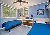 Twin bedroom on main level.