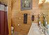 Full bathroom off of queen bedroom.