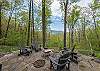 Fire pit and seating area to enjoy wonderful views