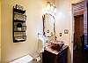 Main level half bath.
