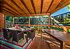 Spectacular outdoor kitchen & dining area