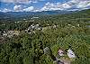 Aerial of Owl's Nest and the Village of Cheshire.