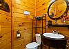 Main level half bath.