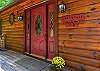 Front entrance to Pine Creek Cabin