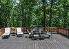 Side deck with lounge chairs & table (seating for 6).