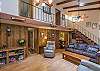 Upper level walkway overlooks main living room