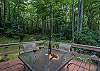 Relax in the spacious back deck listening to Browns Creek