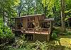 Back deck view of Creekside Haven