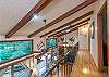 Upper level walkway overlooking living room