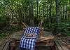 Shaded picnic area for lunch or dinner