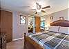 Main level bedroom directly off living room