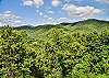 Panoramic mountain views.