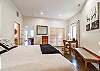 Lower level king bedroom.