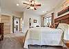 King bedroom on main level w/ en suite bathroom.