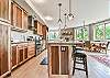 Kitchen includes Keurig & standard coffee makers.