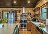 Modern kitchen w/