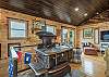 Beautiful antique beside the kitchen