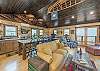 Open floor plan w/living, dining, and kitchen area
