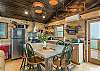 Kitchen and dining area w/seating for up to 6