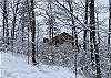 Gorgeous winter wonderland surrounding Brindle Barn