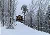 Brindle Barn in the beautiful winter snow