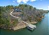 Aerial view of Lake James Lookout