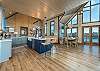 Spacious open floor plan w/kitchen and dining areas
