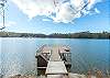 Large dock area at Lake James Lookout