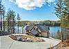 Ample parking space in front of Lake James Lookout
