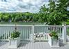 Beautiful lakefront views from the