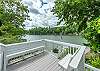 Third deck area w/bench seating