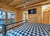 Main level bedroom w/queen, smart TV & en suite bath